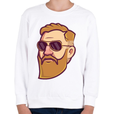 PRINTFASHION Conor McGregor - Gyerek pulóver - Fehér