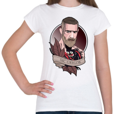 PRINTFASHION Conor McGregor - Női póló - Fehér