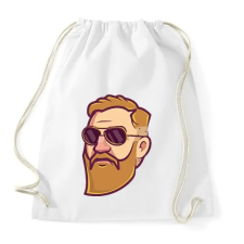 PRINTFASHION Conor McGregor - Sportzsák, Tornazsák - Fehér tornazsák