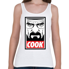 PRINTFASHION Cook - Női atléta - Fehér női trikó