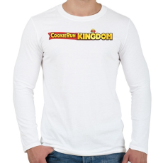 PRINTFASHION Cookie Run Kingdom - Logo - Férfi hosszú ujjú póló - Fehér