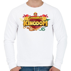 PRINTFASHION Cookie Run Kingdom - Logo - Férfi pulóver - Fehér