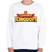 PRINTFASHION Cookie Run Kingdom - Logo - Gyerek pulóver - Fehér gyerek pulóver, kardigán