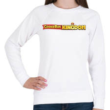 PRINTFASHION Cookie Run Kingdom - Logo - Női pulóver - Fehér női pulóver, kardigán