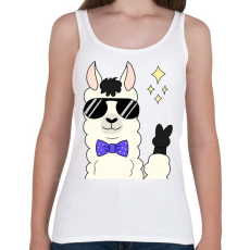 PRINTFASHION cool alpaca - Női atléta - Fehér