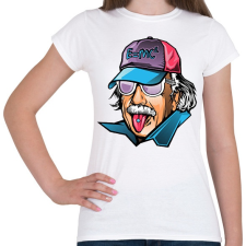 PRINTFASHION Cool Einstein - Női póló - Fehér női póló