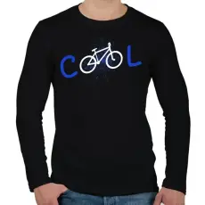 PRINTFASHION COOL - Férfi hosszú ujjú póló - Fekete