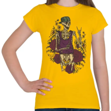 PRINTFASHION Cool guy - Női póló - Sárga