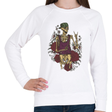 PRINTFASHION Cool guy - Női pulóver - Fehér