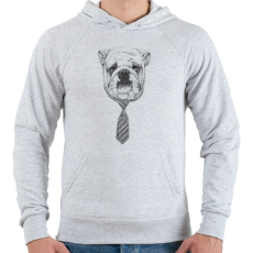 PRINTFASHION Cooldog - Férfi kapucnis pulóver - Sport szürke