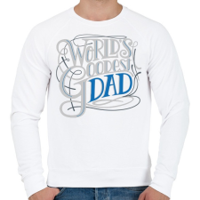 PRINTFASHION Coolest dad - a leglazább apa - Férfi pulóver - Fehér férfi pulóver, kardigán