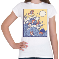 PRINTFASHION Corgik - Női póló - Fehér női póló