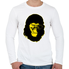 PRINTFASHION Cornelius - Férfi hosszú ujjú póló - Fehér