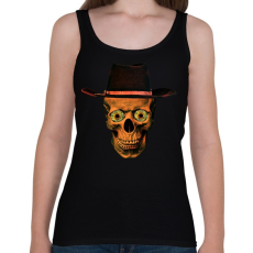 PRINTFASHION cowboy skull - Női atléta - Fekete
