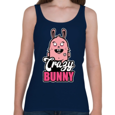 PRINTFASHION Crazy Bunny - Női atléta - Sötétkék
