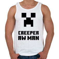 PRINTFASHION creeper aw man - Férfi atléta - Fehér