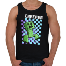 PRINTFASHION Creeper - Férfi atléta - Fekete atléta, trikó