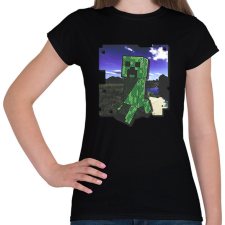PRINTFASHION Creeper (képregény stílus - világosabb kiadás) - Női póló - Fekete női póló
