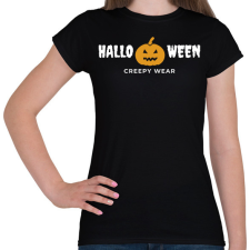 PRINTFASHION CREEPY WEAR 1 - Női póló - Fekete női póló