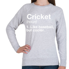 PRINTFASHION Cricket - Női pulóver - Sport szürke