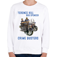 PRINTFASHION crime busters - Gyerek pulóver - Fehér