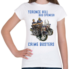 PRINTFASHION crime busters - Női póló - Fehér