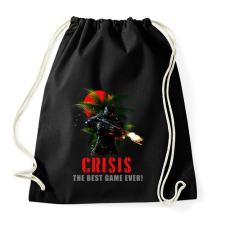 PRINTFASHION crisis - Sportzsák, Tornazsák - Fekete tornazsák