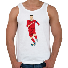 PRINTFASHION Cristiano Ronaldo - Férfi atléta - Fehér