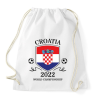 PRINTFASHION Croatia 2022 - Sportzsák, Tornazsák - Fehér