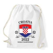 PRINTFASHION Croatia 2022 - Sportzsák, Tornazsák - Fehér tornazsák