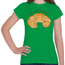 PRINTFASHION Croissaint - Női póló - Zöld női póló