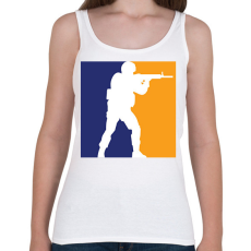 PRINTFASHION CS2 logo - Női atléta - Fehér