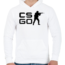 PRINTFASHION CS:GO - Férfi kapucnis pulóver - Fehér férfi pulóver, kardigán