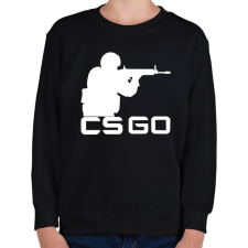 PRINTFASHION CS:GO - Gyerek pulóver - Fekete gyerek pulóver, kardigán