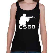 PRINTFASHION CS:GO - Női atléta - Fekete női trikó