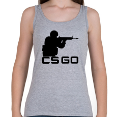 PRINTFASHION CS:GO - Női atléta - Sport szürke