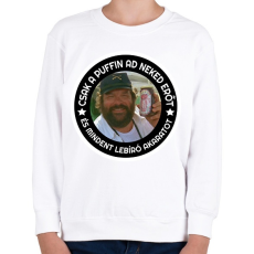 PRINTFASHION Csak a puffin ad neked erőt és mindent lebíró akaratot  - Gyerek pulóver - Fehér