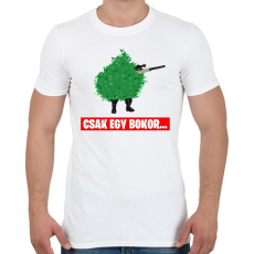 PRINTFASHION Csak egy bokor... - Férfi póló - Fehér