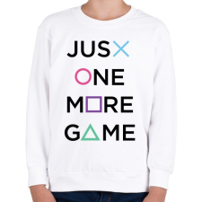 PRINTFASHION Csak még egy meccs... - Gyerek pulóver - Fehér gyerek pulóver, kardigán