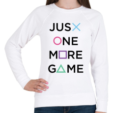 PRINTFASHION Csak még egy meccs... - Női pulóver - Fehér