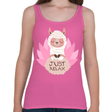 PRINTFASHION Csak nyugi - Női atléta - Rózsaszín