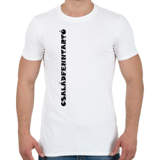 PRINTFASHION Családfenntartó - fekete - Férfi póló - Fehér