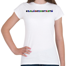 PRINTFASHION Családfenntartó - színes - Női póló - Fehér