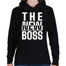 PRINTFASHION Családi - Az új főnök (gyerek) - Női kapucnis pulóver - Fekete női pulóver, kardigán