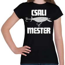 PRINTFASHION Csali mester - Női póló - Fekete női póló