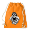PRINTFASHION Csaló koponya - Sportzsák, Tornazsák - Narancssárga