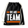 PRINTFASHION Csapat vagyunk! - Sportzsák, Tornazsák - Fekete