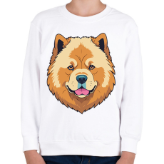 PRINTFASHION Csau csau - Gyerek pulóver - Fehér
