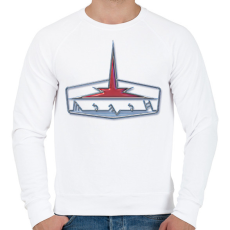 PRINTFASHION csepel logo - Férfi pulóver - Fehér