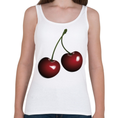 PRINTFASHION Cseresznye - Női atléta - Fehér